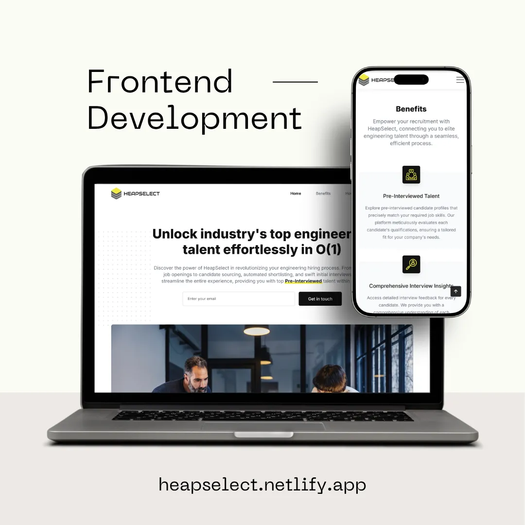 Frontend Development for Heapselect